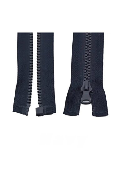 e tuhafiye 5 bucăți fermoar albastru închis cu dinți de os (30-35 cm)