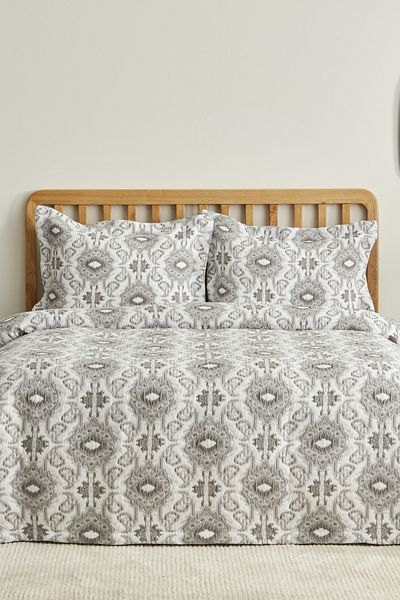 Karaca Home Neos Gray Double Bedspread Set