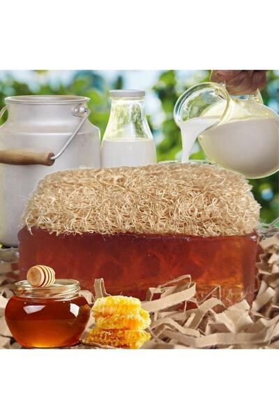 Turkishcare Doğal Kabak Lifli Ballı Ve Sütlü Sabun 2'li Paket