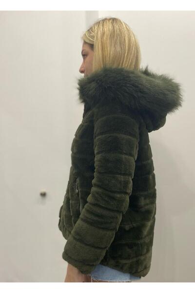 Bohemian Women's Italian Design Hooded Reversible Long Sleeve Coat