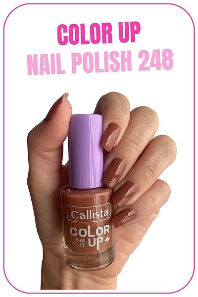 Callista طلاء أظافر كولور أب Oje 248 Double Espresso - Kahverengi