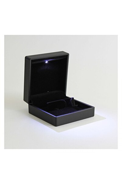BURAKKUTU Işıklı Kelepçe Saat Kutusu Siyah