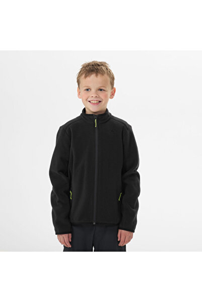 Decathlon Quechua Παιδικό Φλις Εξωτερικού Χώρου - 7 / 15 Ετών - Μαύρο - Mh150
