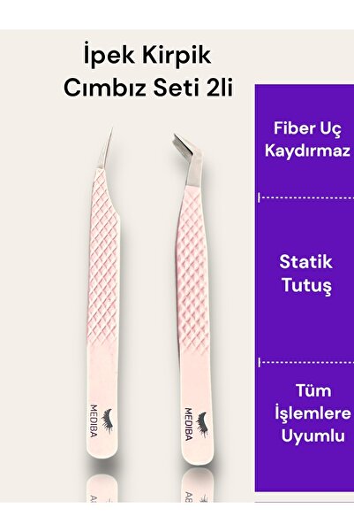 MEDIBA Volume Ipek Kirpik Cımbız Set