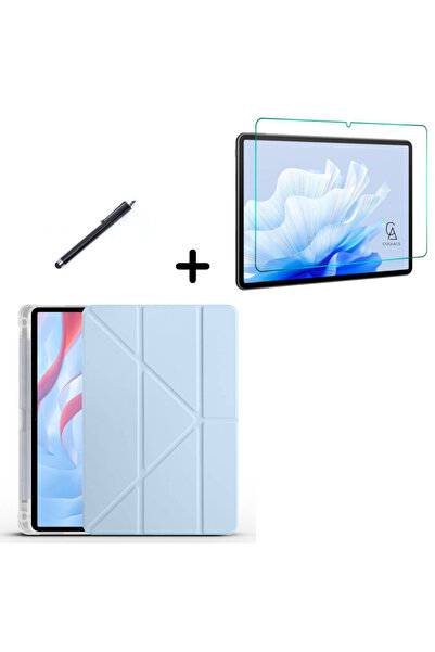 Coolacs Honor Pad X9 Uyumlu Tri Fold Kalemlikli Tablet Kılıfı Ekran Koruyucu ...