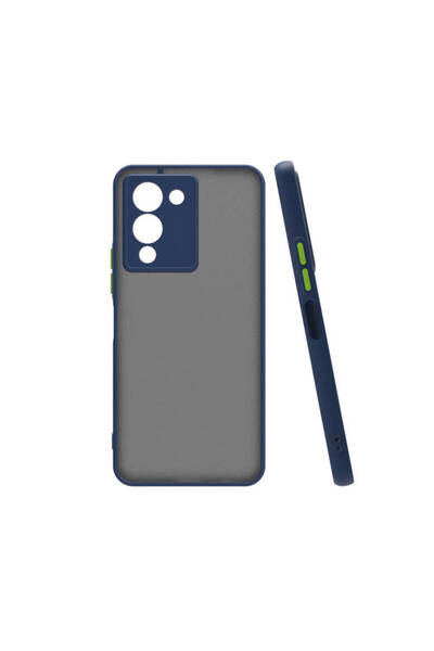 Coolacs İnfinix Note 12 Uyumlu Kılıf Renkli Kenarlı Arkası Mat Yüzeyli Telefo...