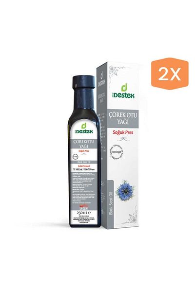 Destek 2 Pieces of 250 ml Black Cumin Oil