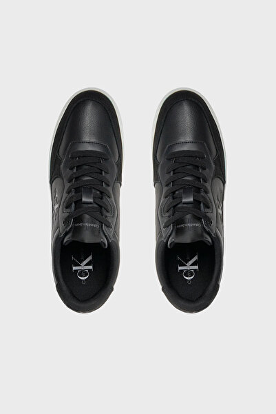 Calvin Klein Logolu Deri Sneaker Ayakkabı YM0YM008850GM Erkek AYAKKABI YM0YM00885 0GM