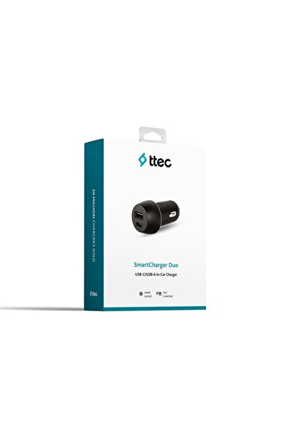 Ttec Smartcharger Dua 3.1a Araç Şarj Aleti Çift Usb Siyah