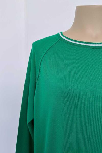 Ka Hijab Raglan Mercerized Dress - Green