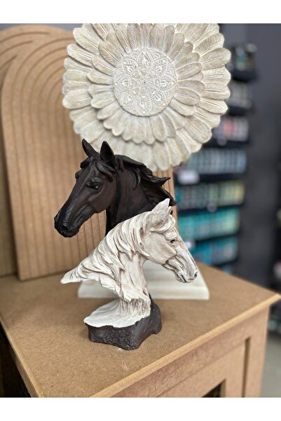 renklifircahobi REKLİFIRÇA İKİLİ SEVGİLİ AT BÜSTÜ POLYESTER BİBLO