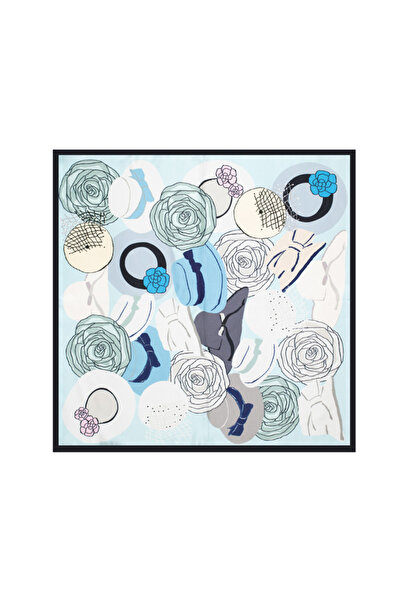 CASHMERE AND SİLK MAWLANA Κασκόλ 100% μεταξωτό (50*50)