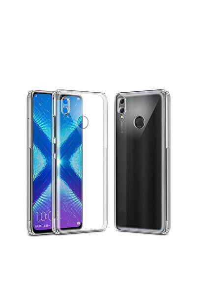Miscase Huawei P30 Lite Şeffaf Tıpalı Kamera Korumalı Silikon Kılıf