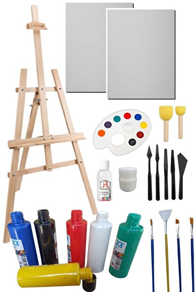 Ofigram Lüks Resim Başlangıç Seti -büyük Şövale (şövalye), 2 Tuval (tual Seti...