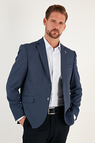 Buratti 6 Drop Double Slits Класичний блейзер Комфортна посадка піджака Чоловічий піджак 216vitale