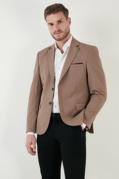 Buratti Slim Fit 6 Drop Double Slit Blazer Ανδρικό μπουφάν Baselna