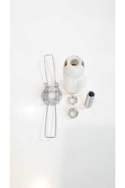 ADA AVİZE Avize, Abajur, Lambader, Aplik,su Kabağı Lamba Için(1X14CM YAY, 1XE14 DUY, 1X3.5CM NİPEL, 2XSOMUN)-1