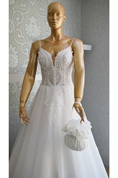 paris in paris Off-White Νυφικό Κοσμήματα και πουγκί - Νυφική τσάντα