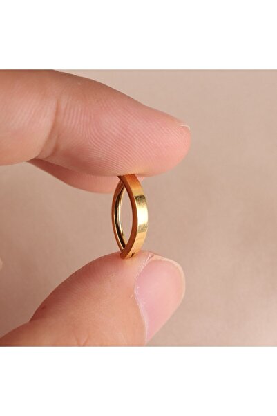 Bylin %100 316 L Cerrahi Çelik Curved Clicker Belly Piercing /Göbek Piercingi - 1 adet