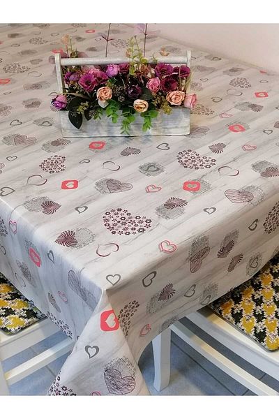 Başak Ev Tekstili Pânză uleioasă din PVC FIBRĂ - CAPACĂ DE MASĂ ȘTERGELĂ CU MODEL