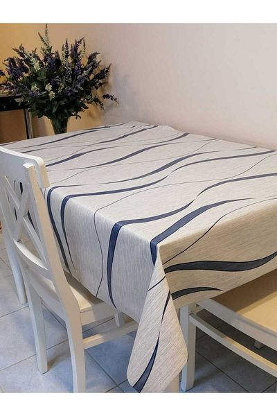 Başak Ev Tekstili Pânză uleioasă din PVC FIBRĂ - CAPACĂ DE MASĂ ȘTERGELĂ CU MODEL