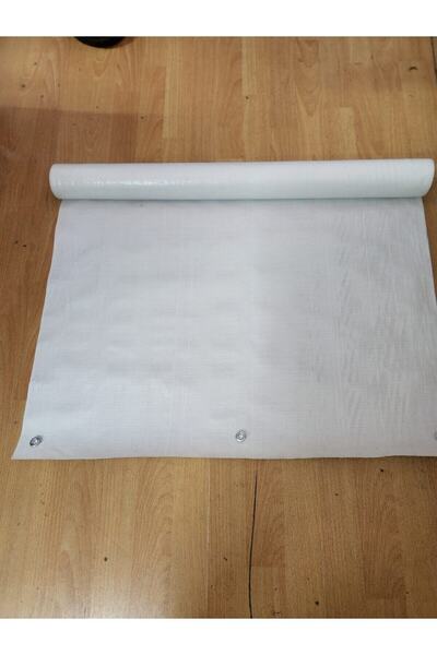 Başak Ev Tekstili 67x200cm Beyaz Pilsa Balkon Brandası(istediğiniz Ölçü Kadar...