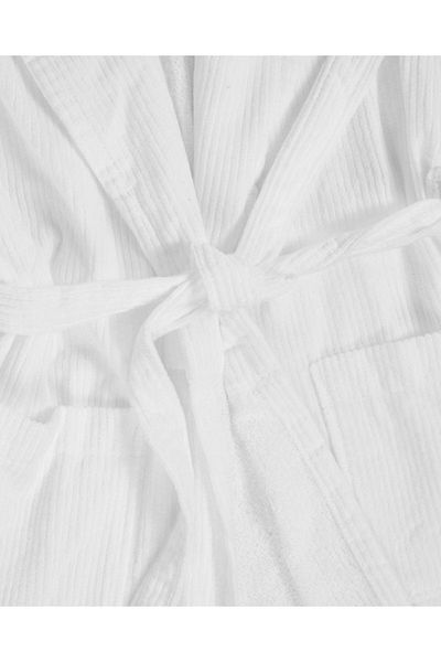 HIZSOY TEKSTİL Halat de baie JACQUARD ULTRA LUX - BLANC