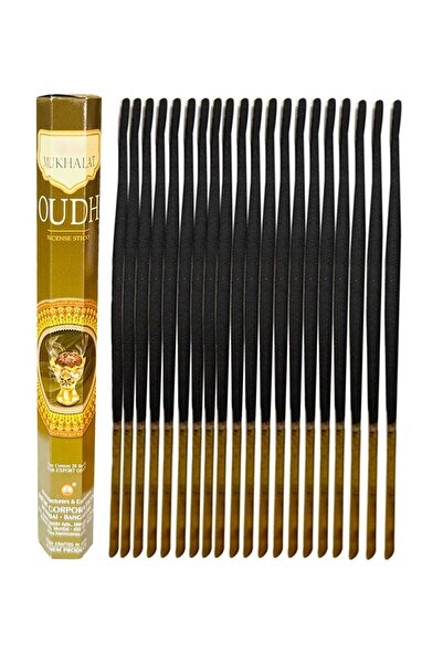 ENJOY SHOP Oudh Kokulu Çubuk Tütsü 1 Paket 20 Adet Bambu Çubuk Tütsü