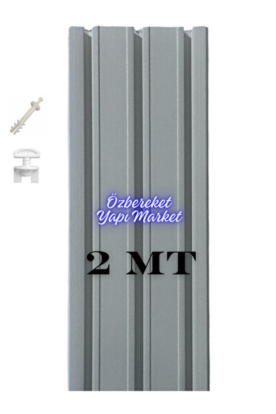 özbereketyapimarket 3 Raylı Perde Rayı 2 Metre 3'lü Korniş Üçlü Korniş Süper ...