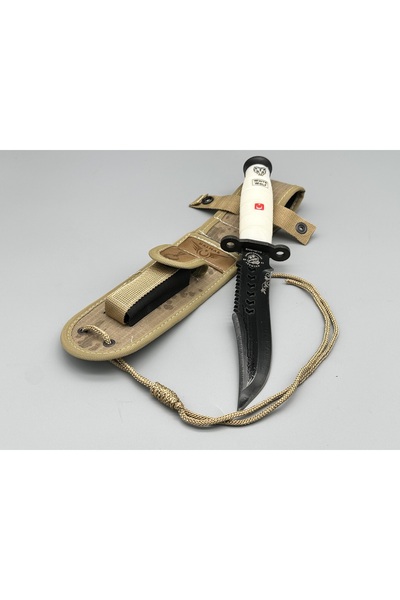 halmak Beyaz-Siyah Model Komando Ve Avcı Bıçağı