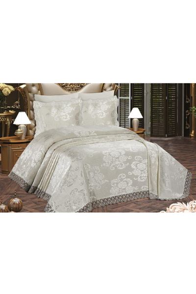ZESA HOME French Laced Arya Bedspread 3 Pieces Dowry Box