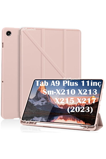 m.tk moveteck Samsung Galaxy Tab A9 Plus 11 inç Kılıf Kalem Bölmeli Yuvalı St...