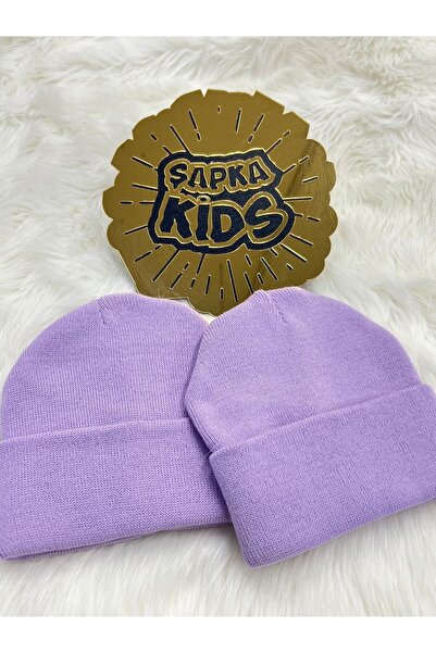 ŞAPKAKİDS Lilac Plain Beret