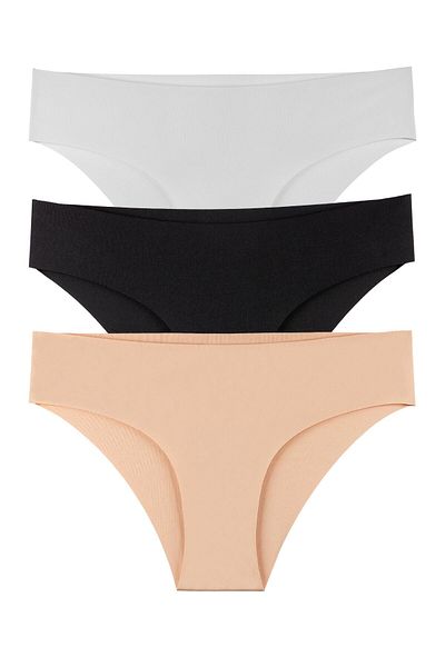 Sensu Laser Cut Seamless γυναικεία κιλότα σετ 3 - Mixed Lycra, Kts2018