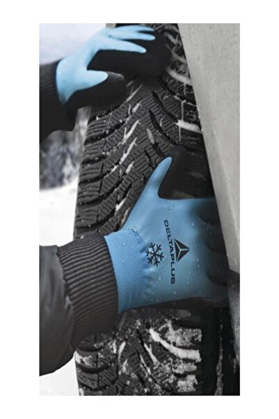 Delta Plus Thrym Vv736 Latex Coated Waterproof Thermo Cold Weather Gloves (-30 Degrees)