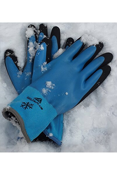 Delta Plus Thrym Vv736 Latex Coated Waterproof Thermo Cold Weather Gloves (-30 Degrees)