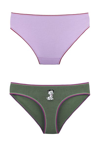 Sensu Girl's Cotton Panties Set of 5 - Kids2600