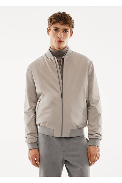 MANGO Man Θερμοαπωθητικό ελαφρύ μπουφάν Bomber