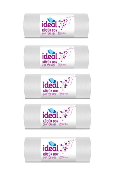 Koroplast Ideal Küçük Boy Çöp Torbası 30 Lu 5 Paket 5x30 150 Adet