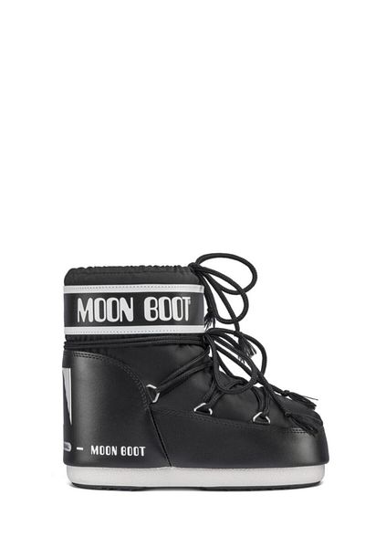 MOON BOOT Girl's Black Snow Boots14093400-001 Classic Low 2 Black 27-35 Size