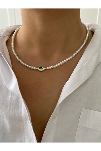 Everglow Jewelry Göz Detaylı Inci Kolye