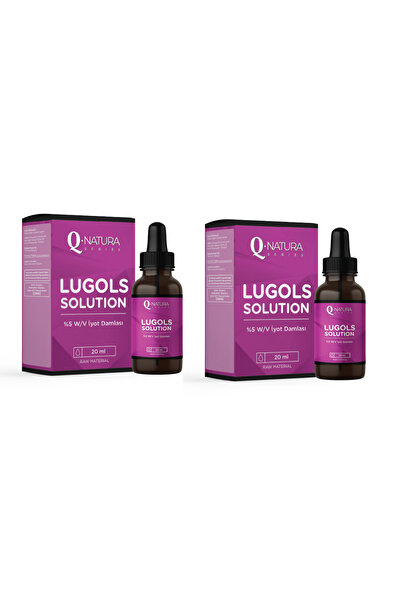 Q natura series Lugols Iodine Drops Solution - 5%, 20ml, 2 Pcs
