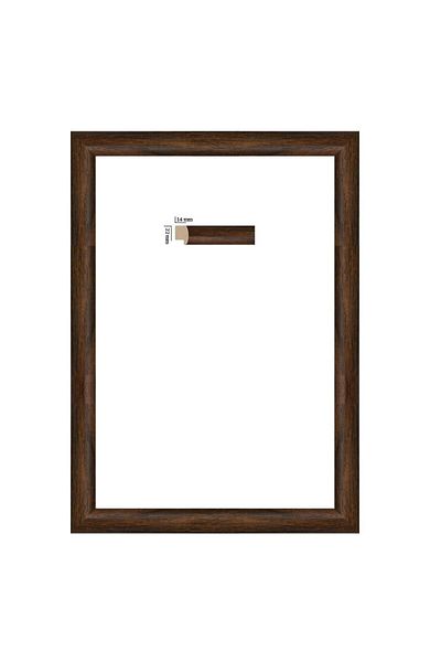 AS TİCARET Puzzle Frame 22 Mm Pvc Glass 50x70 (1000 pcs) Brown