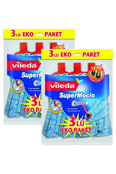 Vileda Süper Mocio Klasik Paspas 3 Lü Paket X 2 Adet