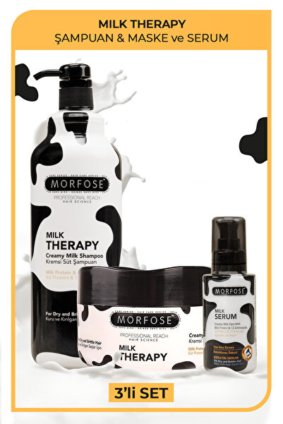 Morfose Milk Therapy Saç Bakım Seti 3'lü