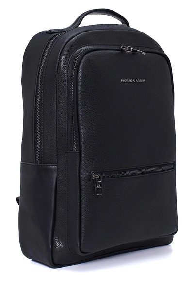 Pierre Cardin 1198 UNISEX BACKPACK LAPTOP BAG BRIEFCASE BLACK