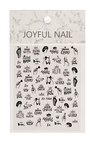 MOZIUR Tırnak Sticker Süs (KENDİNDEN YAPIŞKANLI) - 1064