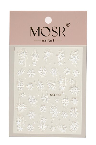 MOZIUR Tırnak Sticker Süs (KABARTMALI - KENDİNDEN YAPIŞKANLI) -mo-112