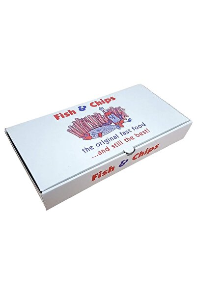 Fish E Commerce Box 12" X 6" X 2" Printed Die Cut Quantity 100 Pcs
