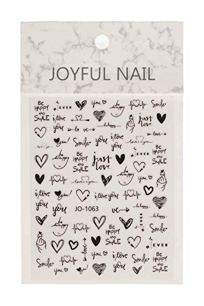 MOZIUR Tırnak Sticker Süs (KENDİNDEN YAPIŞKANLI) - 1063